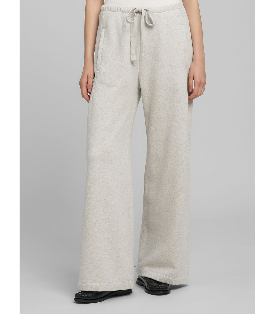 ワイドレッグスポーツパンツ（セットアップ） 詳細画像 ライトグレーメランジ 2